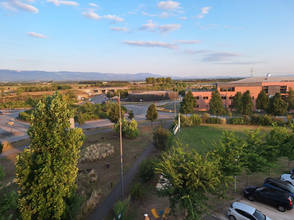 Ausblick Hotel ibis Styles Romans Valence Gare TGV