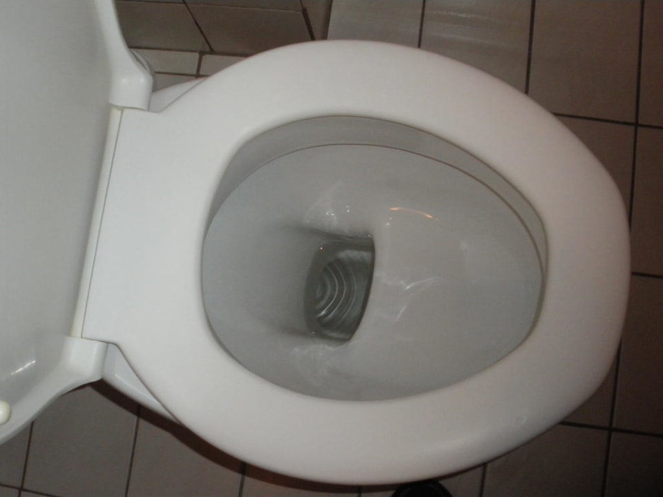 Eine nicht spülende Toilette ( Igitt ) Berghotel Dachstein