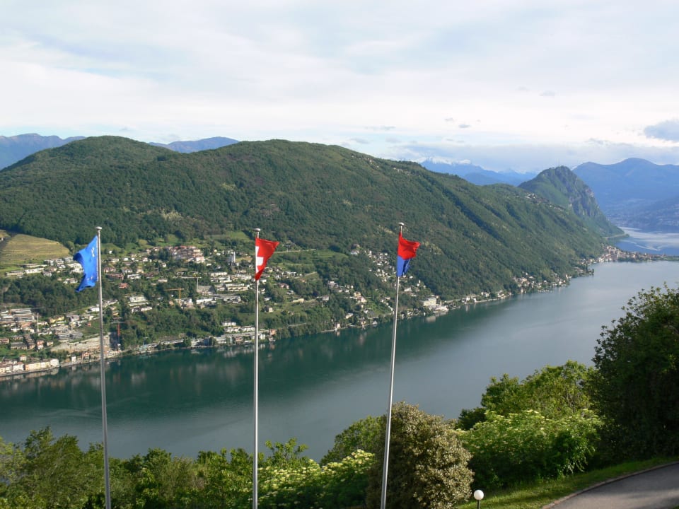 Blick vom Flurfenster 1. Stock Hotel Serpiano Wellness & SPA