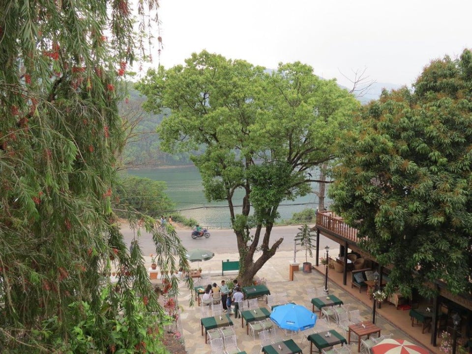 Ausblick auf den Phewa See Lake View Resort