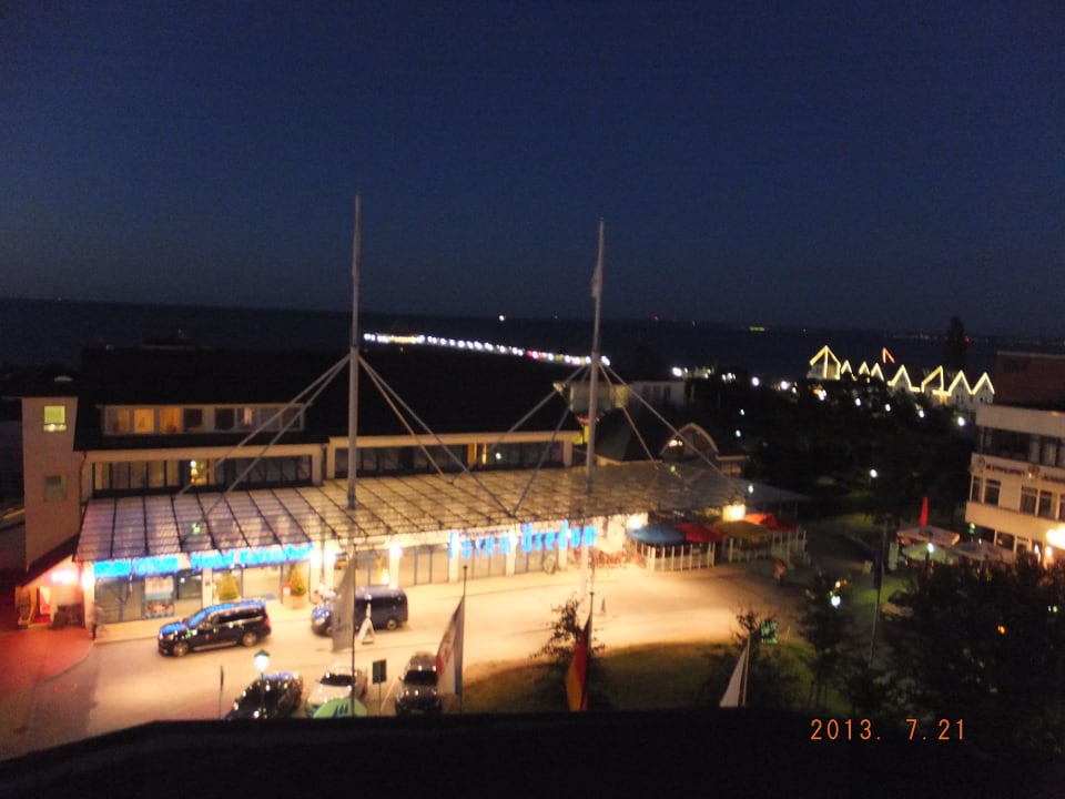 Maritim-Hotel bei Nacht Ferienwohnung Seeschloß Heringsdorf, Appartement 6