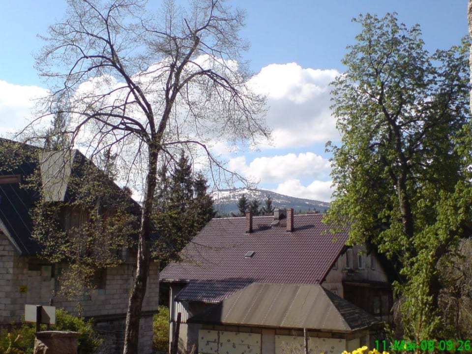 Aussicht vom Balkon Hotel Sasanka