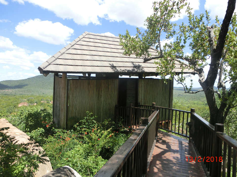 Gäste-WC außen Hotel Kwa Madwala Private Game Reserve