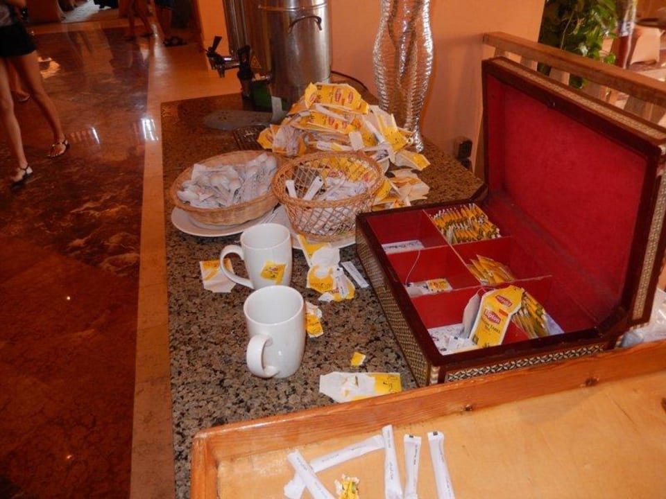 Tea time only for the bravests Strand Beach Resort Taba Heights