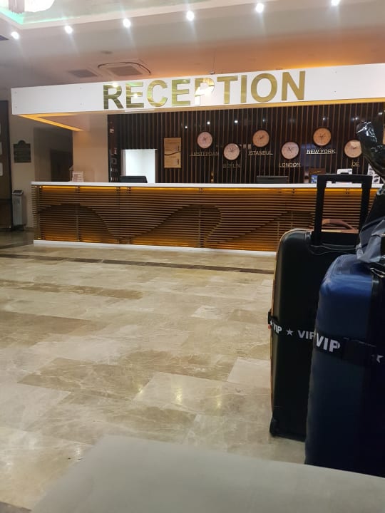 Rezeption  Grand Seker Hotel