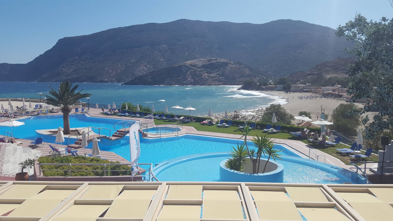 Piscine et plage Fodele Beach & Water Park Holiday Resort
