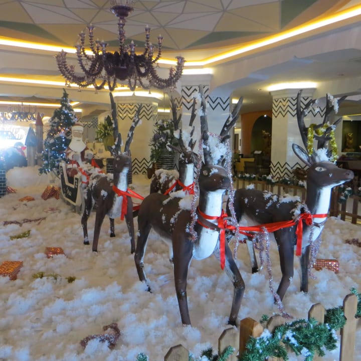 Das Weihnachtsdorf Royal Taj Mahal Hotel