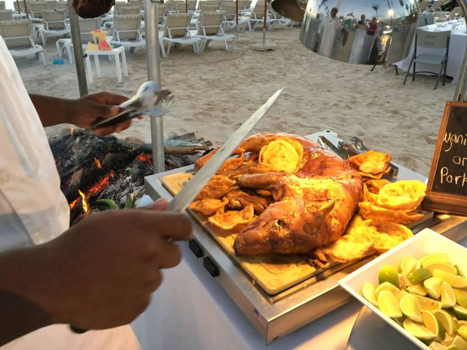 Abendessen am Strand  Dreams Dominicus La Romana