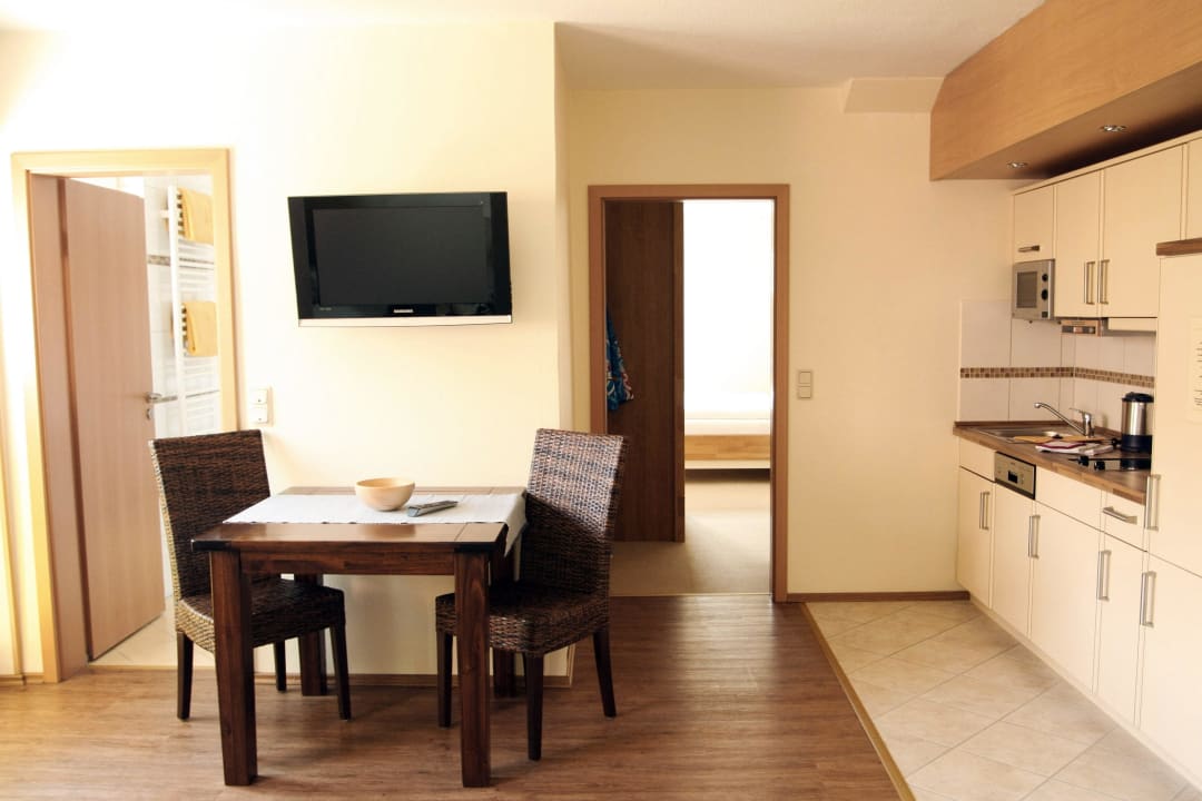 Wohnzimmer/Küche Gabeljürge Apartments