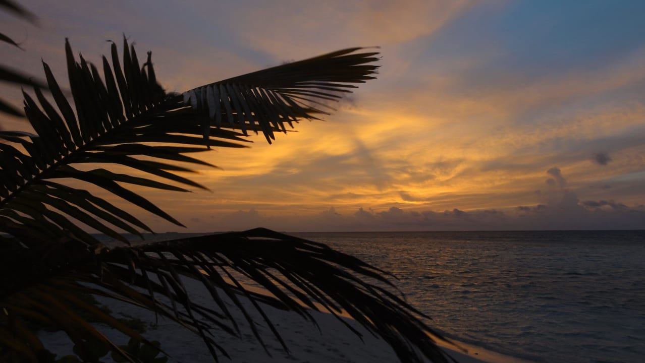 Sonnenuntergang Mirihi Island Resort