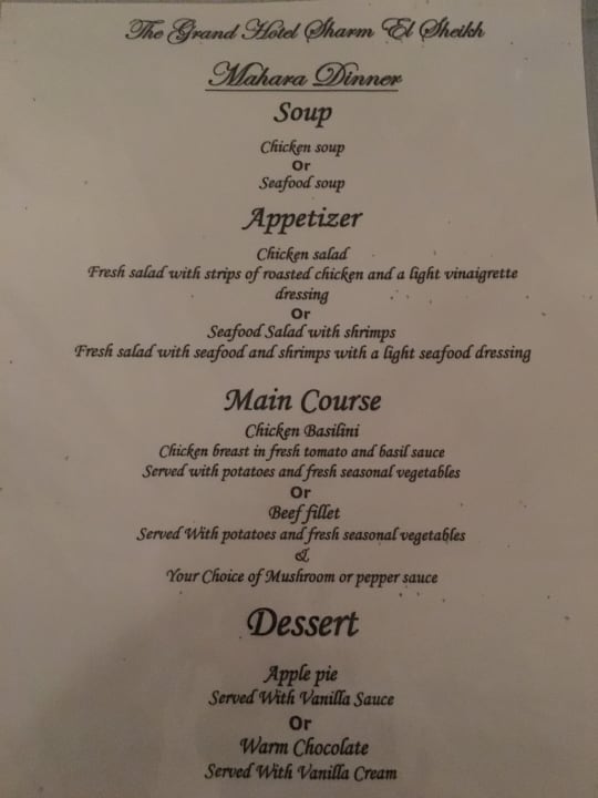 Gastro The Grand Hotel Sharm El Sheikh