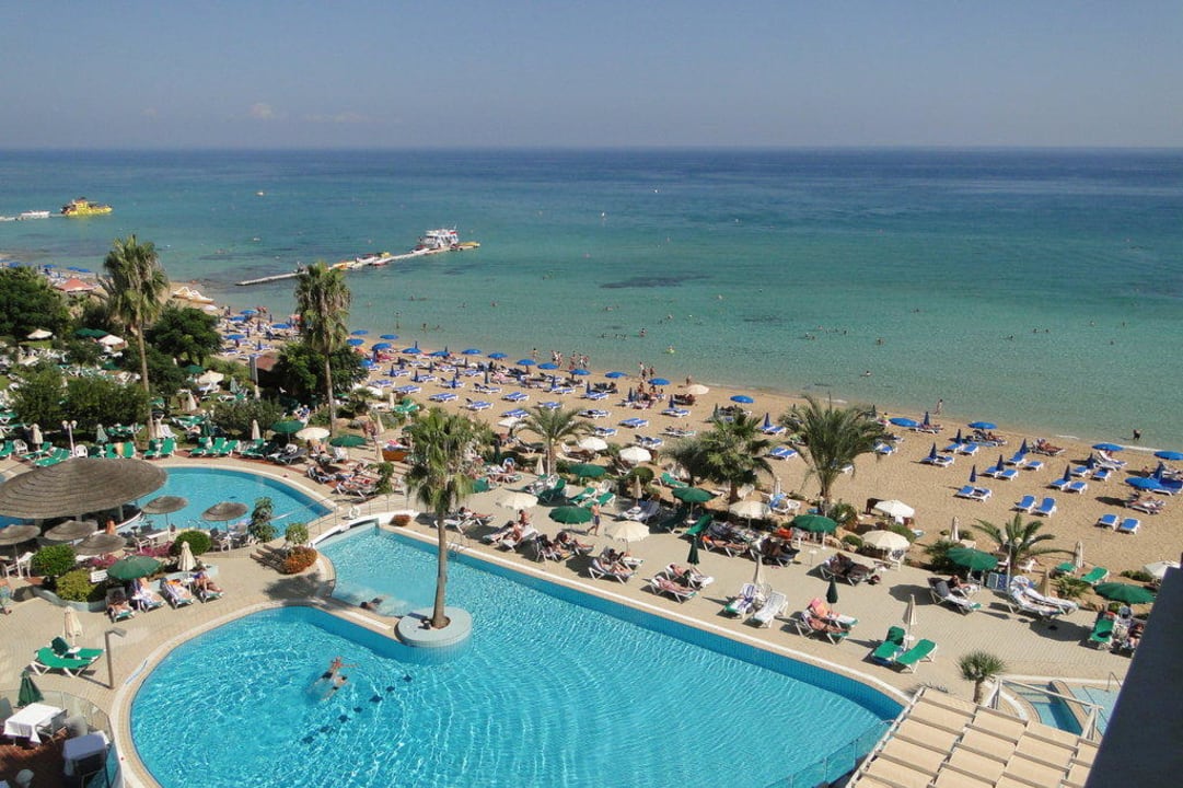 Blick vom Zimmer Hotel Sunrise Beach