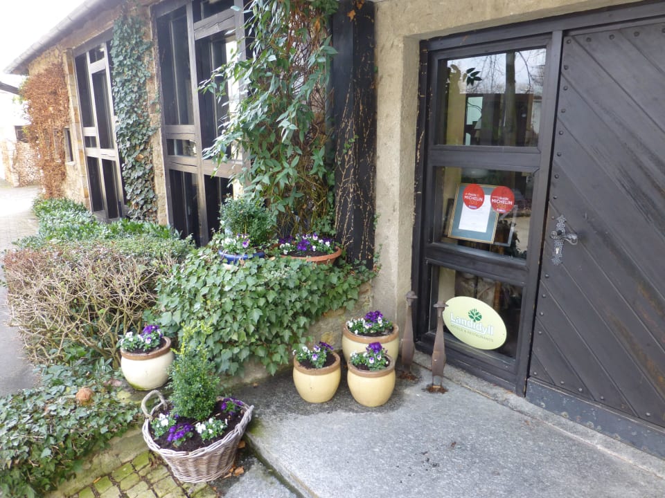 Eingang Restaurant Landhotel Der Schwallenhof