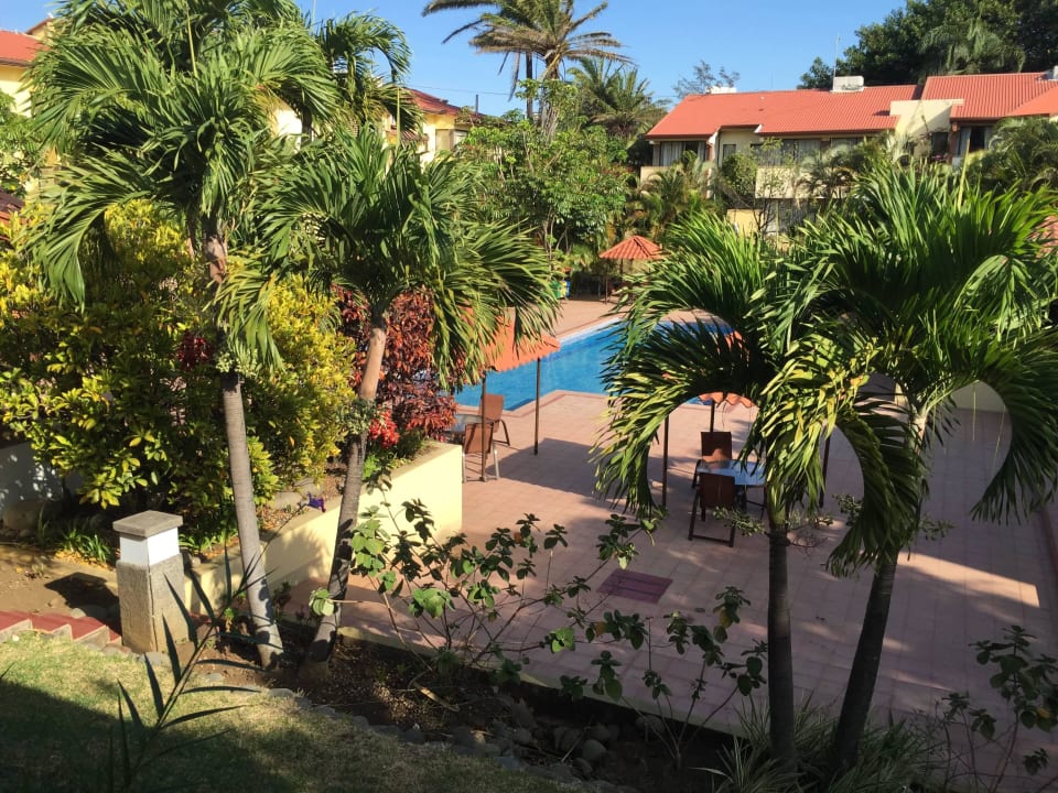 Blick vom Restaurant zum Pool Hotel Country Inn & Suites By Carlson, San Jose