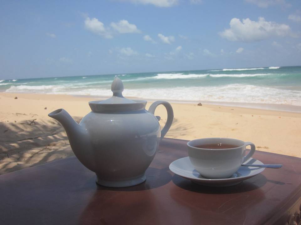 Teatime at the beach Hotel Haus am Meer Wilde Ananas