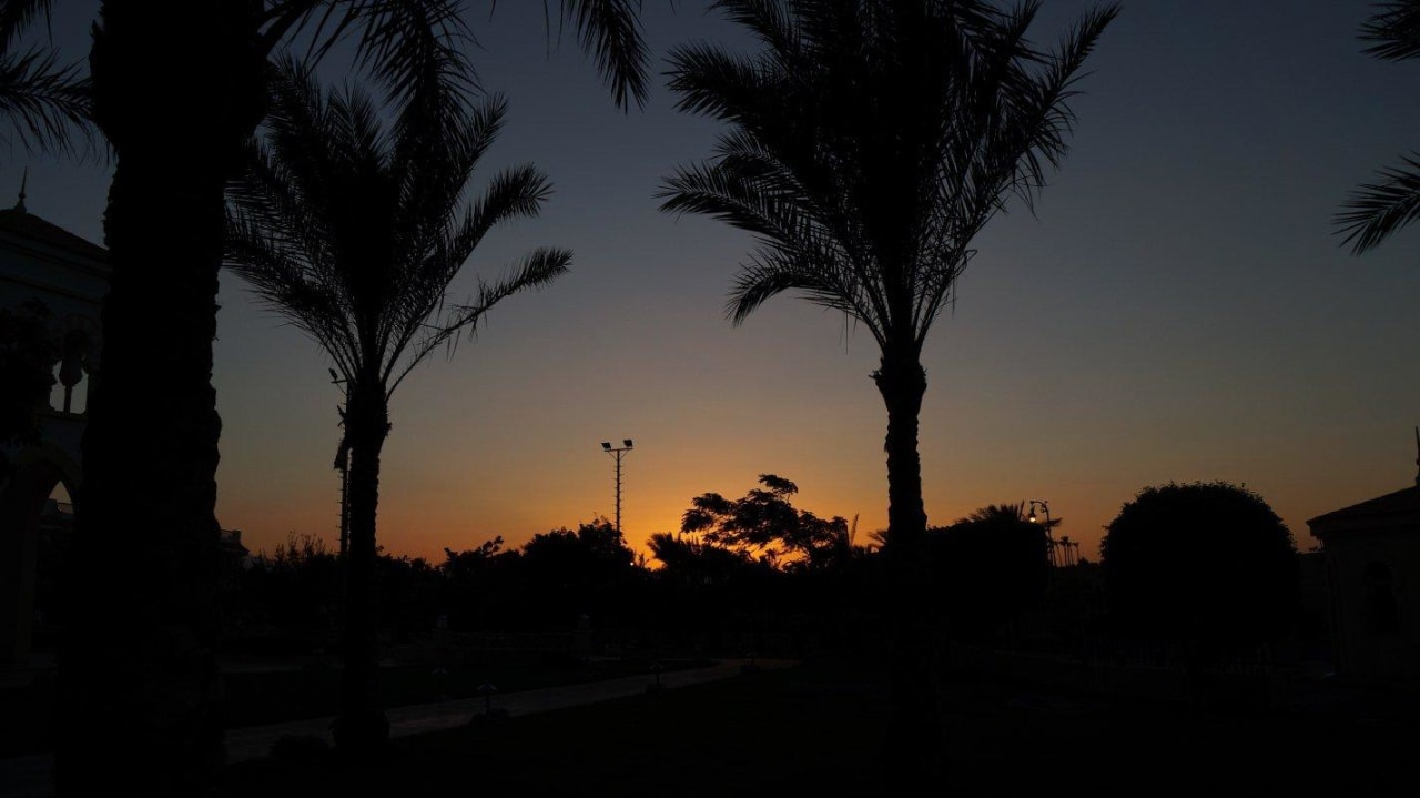 Sonnenuntergang Old Palace Resort Sahl Hasheesh