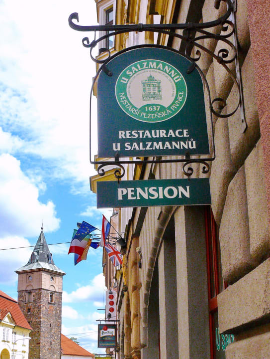 Penzion U Salzmannů vchod Penzion U Salzmannu