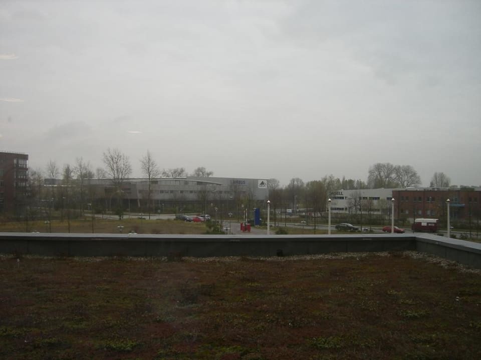 Blick vom Flur des Hotels aus  elaya hotel hamburg finkenwerder