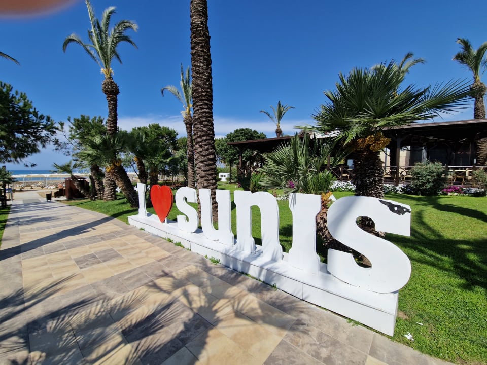 Gartenanlage Sunis Kumköy Beach Resort Hotel & Spa