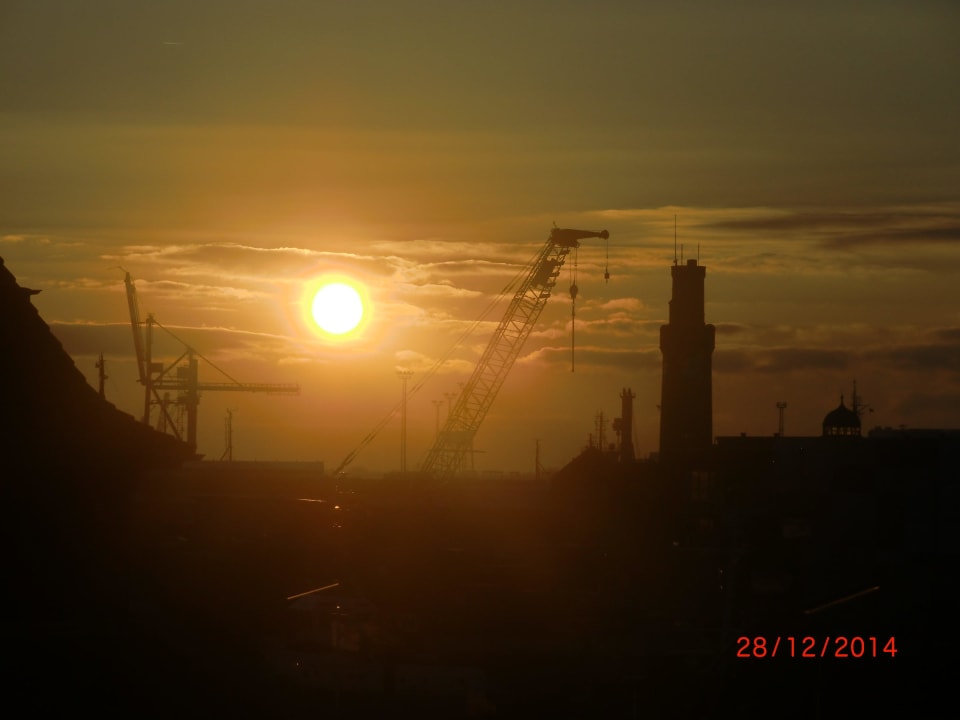Sonnenaufgang Haus Residenz am Yachthafen Hamer Ferienappartements