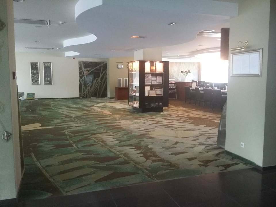 Entrance and lobby area of the hotel Grand Spa Lietuva - Hotel Lietuva