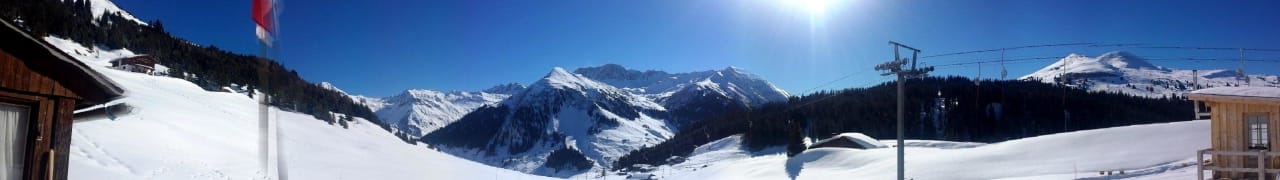 Panorama Skilift Bergstation 06.02.14 Hotel Minotel Madrisajoch