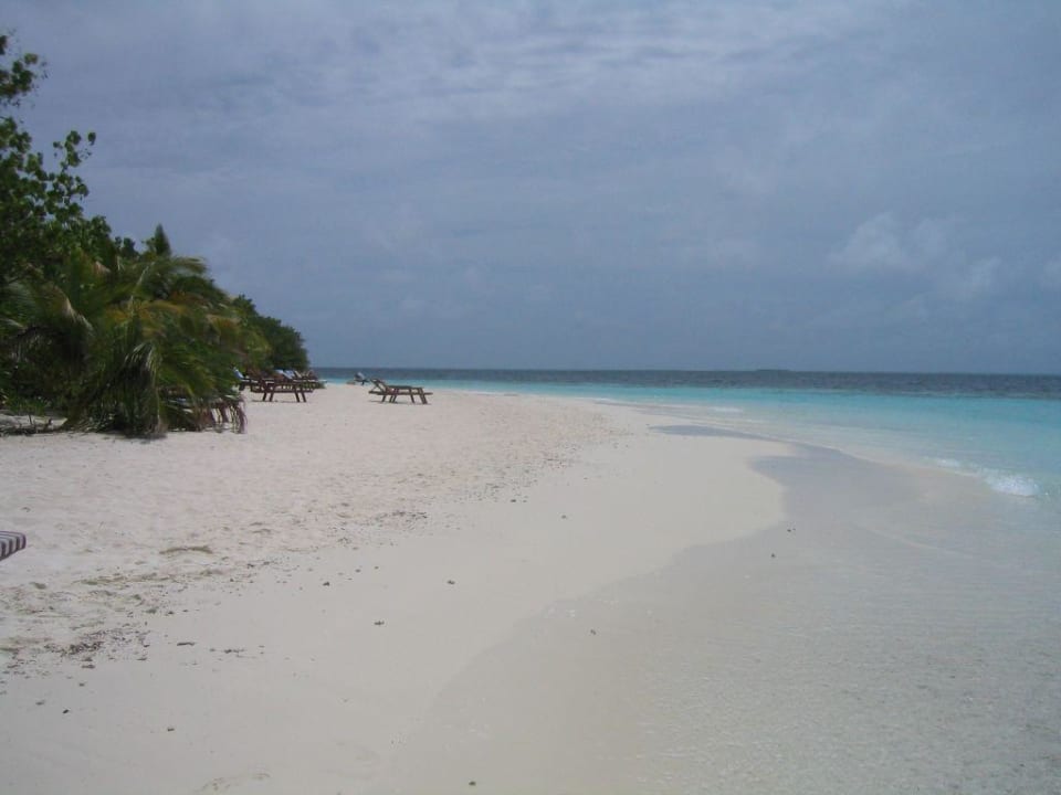 Der schöne Strandabschnitt Eri Maldives