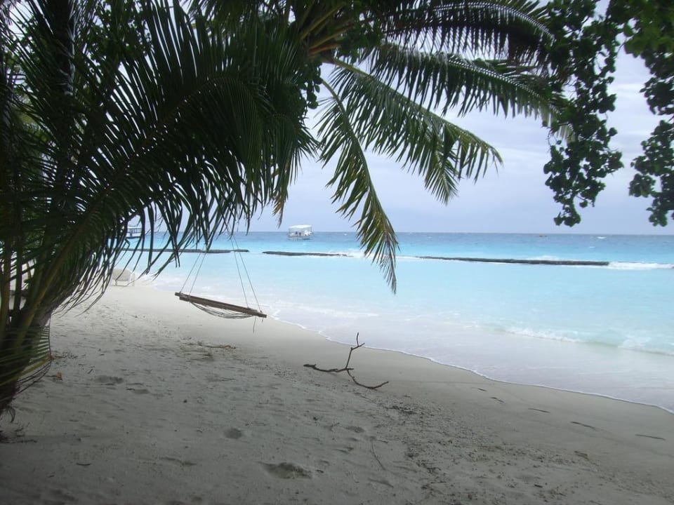 Vor unserem Zimmer Kuramathi Maldives