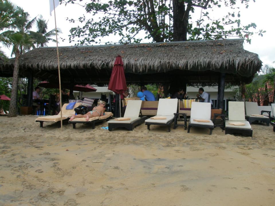 Restaurant vom Strand Ocean Breeze Resort