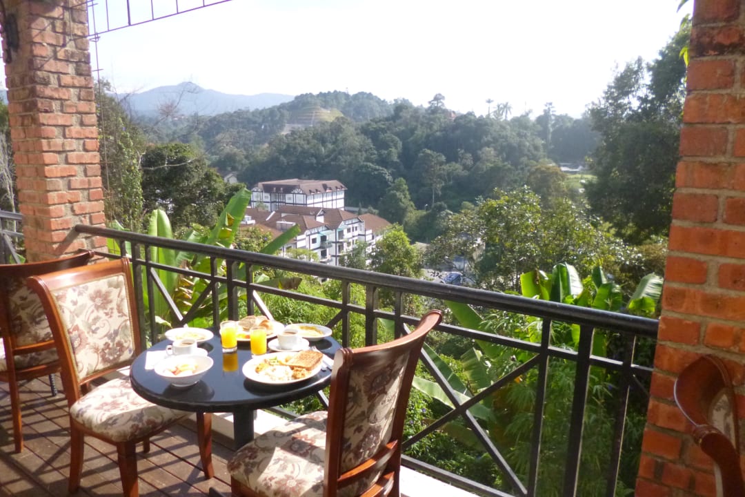Frühstücksterrasse Heritage Hotel Cameron Highlands