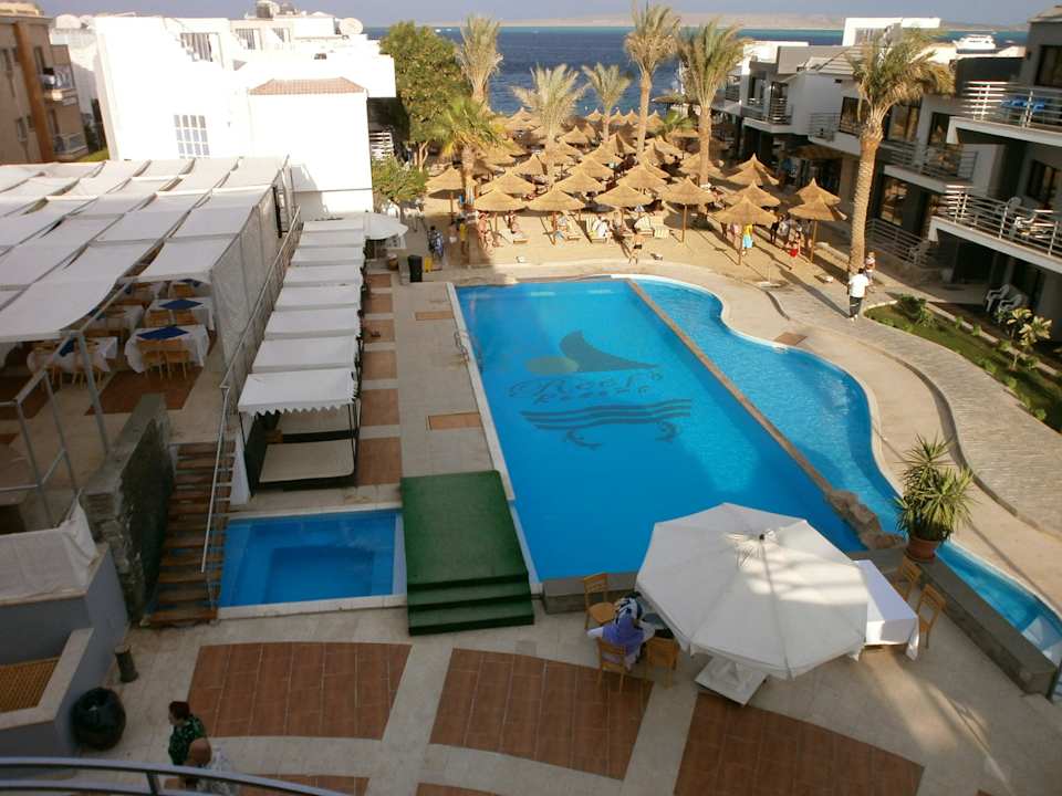 Blick vom Balkon Seagull Beach Resort