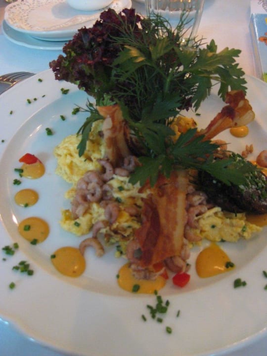 Nordseekrabben mit Kräuterrührei Europa Hotel Kühlungsborn