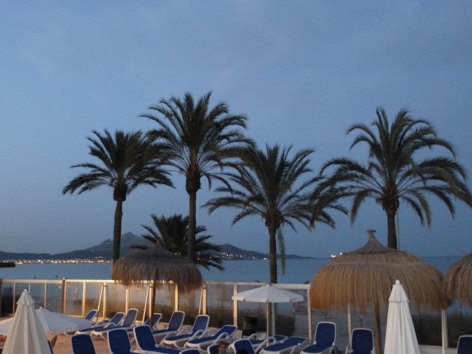 Hafen von Alcudia am Horizont Hotel Condesa