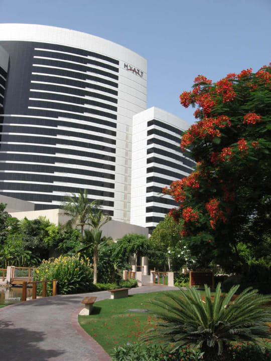 Blick aus dem Garten Grand Hyatt Dubai