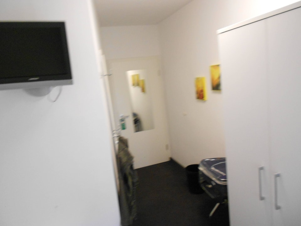 Kleiner Ausschnitt des Einzelzimmer andere Seite Hotel Am Blumenhaus