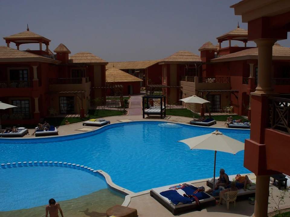 Blick vom Zimmer Pickalbatros Alf Leila Wa Leila Resort - Neverland Hurghada