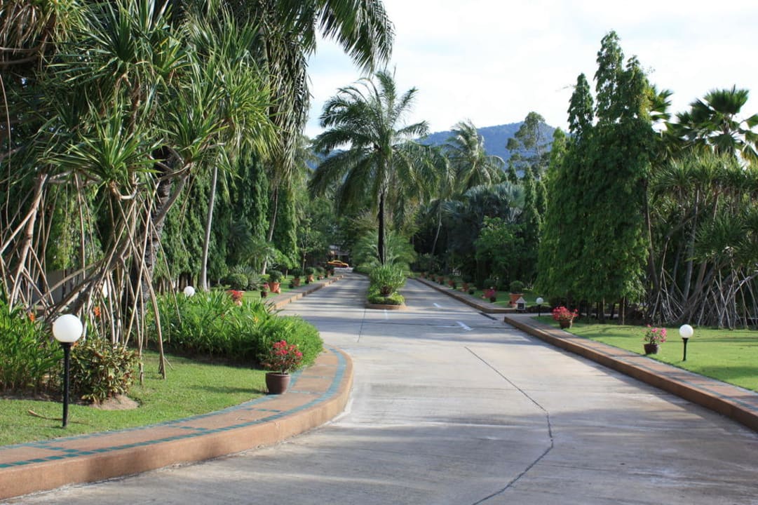Hoteleinfahrt Santiburi Koh Samui
