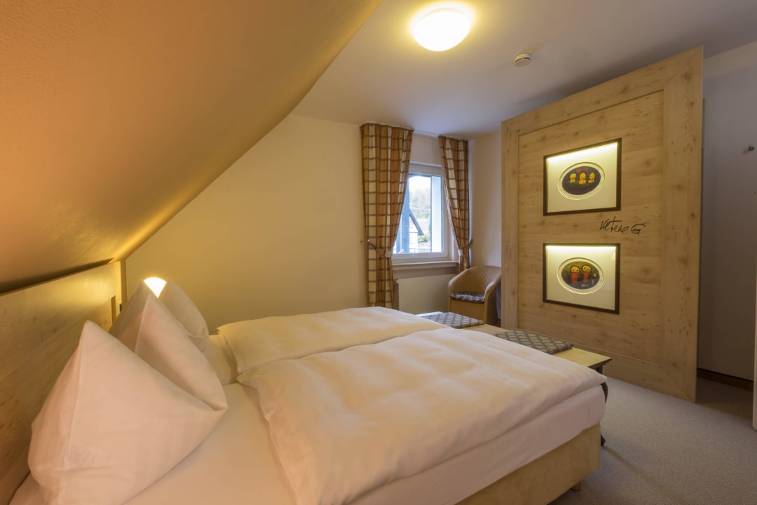 Appartement Schlafzimmer Hotel im Auerbachtal