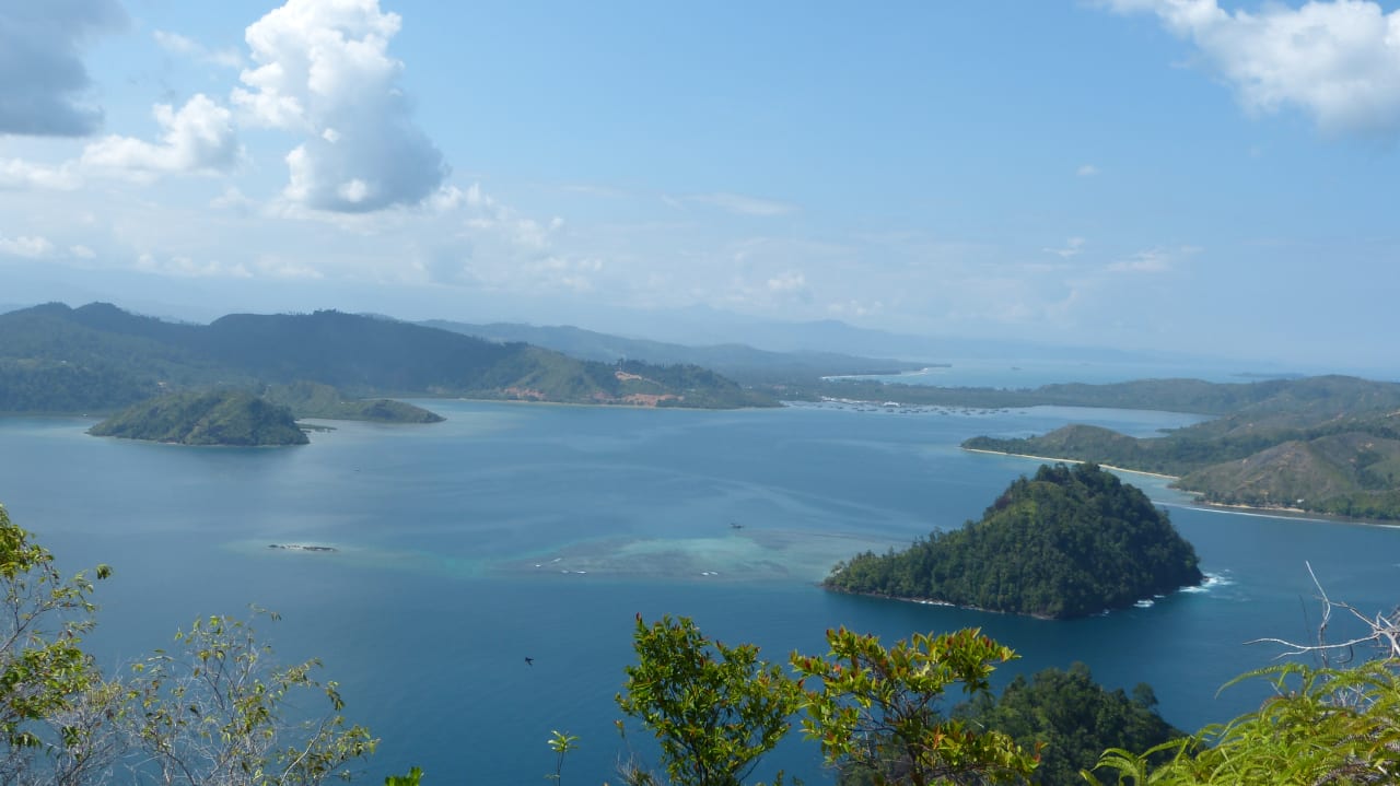 Ausblick vom Berg Cubadak Paradiso Village