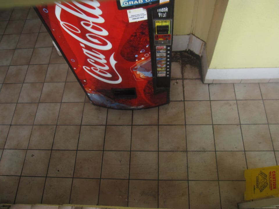 Rund um den Cola Automaten auf dem Flur Hotel Bayside Inn Key Largo
