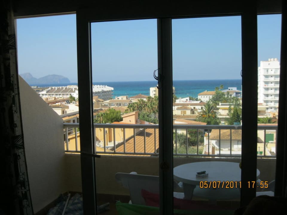 Blick vom Bett  Grupotel Montecarlo
