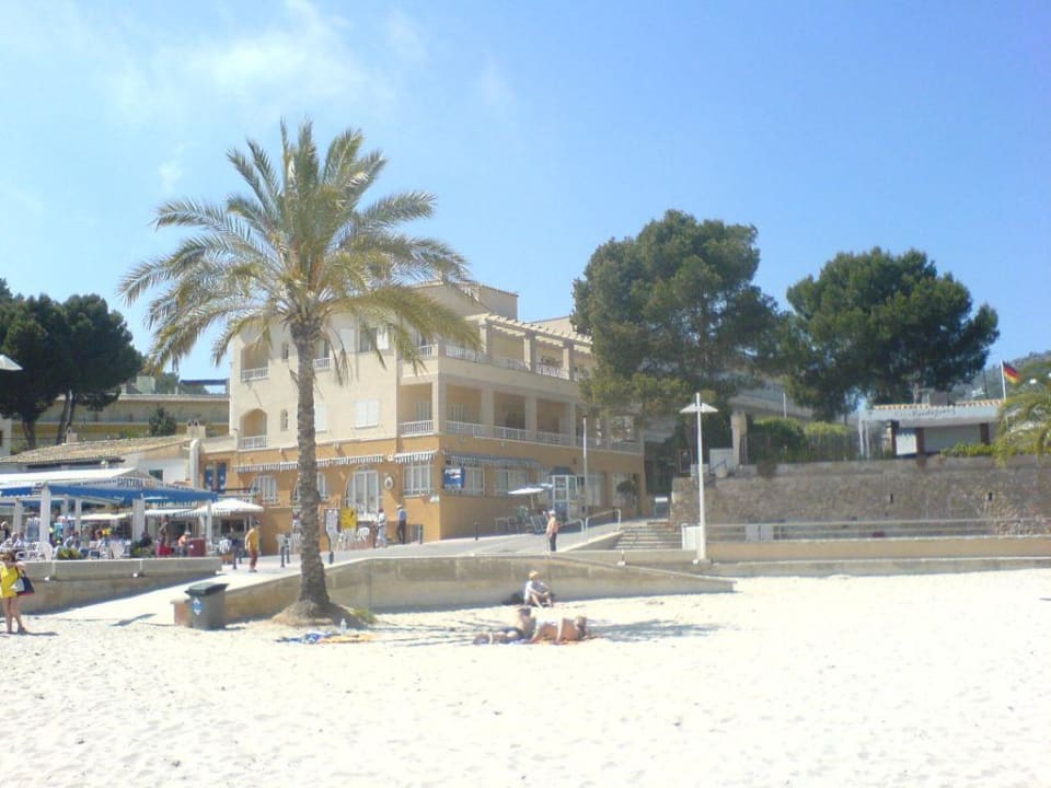 Carabela-Niza vom Strand aus Apartments Carabela II