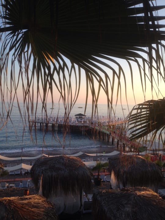 Toller Sonnenuntergang  Botanik Hotel & Resort