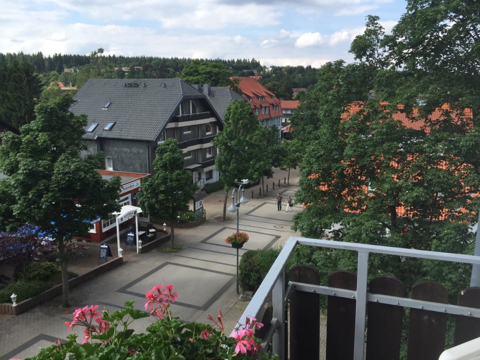 Ausblick vom Balkon Walpurgishof