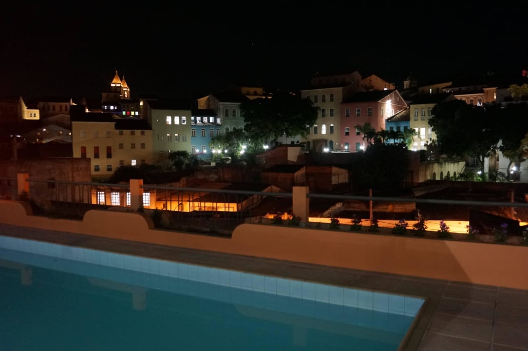 Pool bei nacht Hotel Pousada da Mangueira