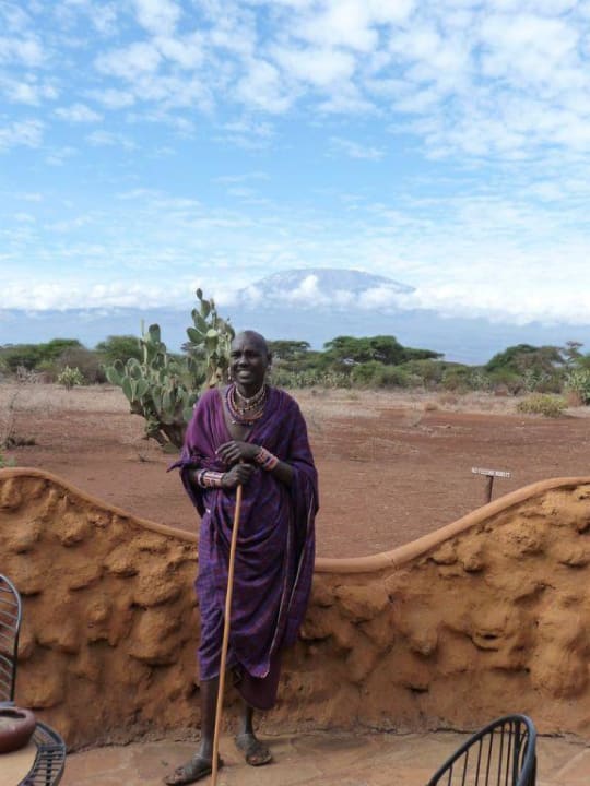 Vorm Frühstückraum Hotel Amboseli Sopa Lodge