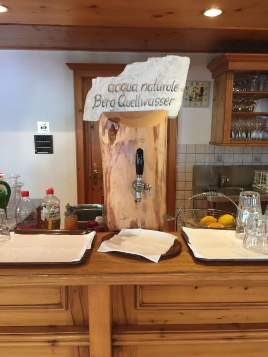 Immer frisches Bergwasser Hotel Bergschlössl