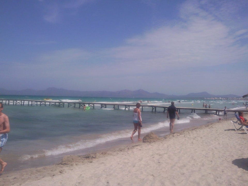 Hotel Strand mit dem Steg Grupotel Alcudia Pins