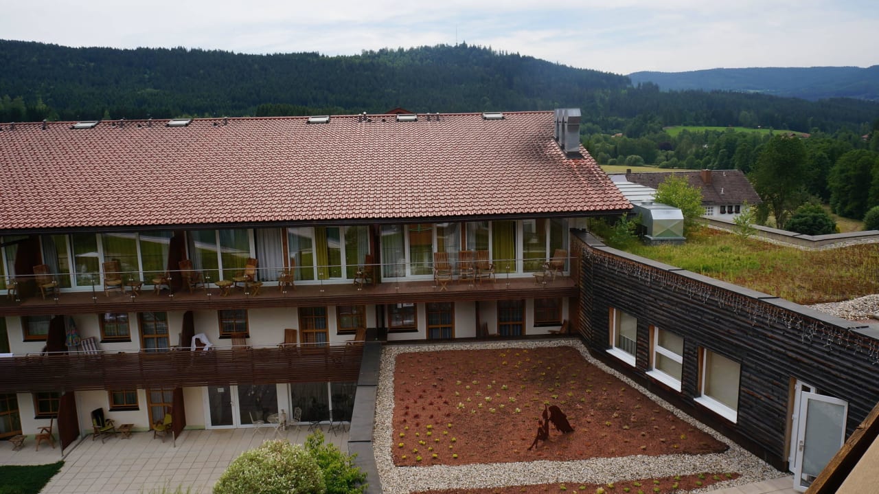 Blick aus dem Zimmer Hotel Lindenwirt