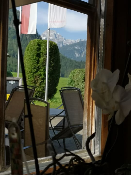 Ausblick Hotel Vitaloase zu den drei Brüdern